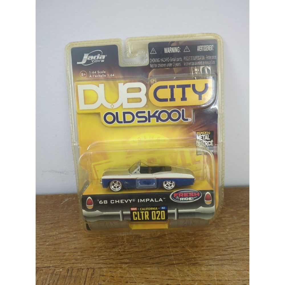Jada Dub City Old Skool '68 Chevy Impala‎ #020 New In Box 1:64 Scale